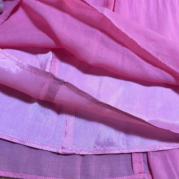 Banana Republic Bubblegum Pink Mini Skirt Size 0 Barbiecore Girlhoodcore Ballet - Picture 13 of 13